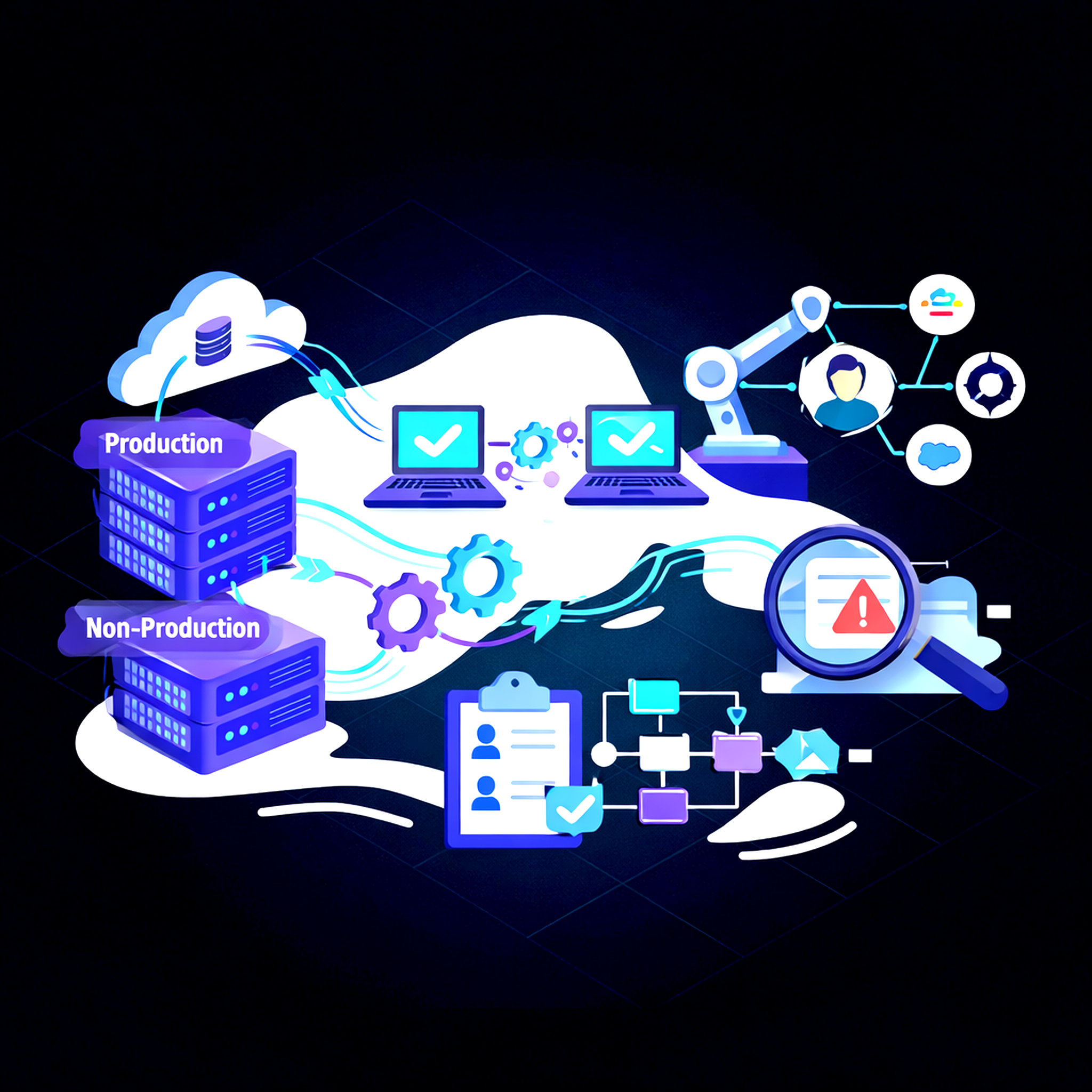 Environment Synchronization Illustration