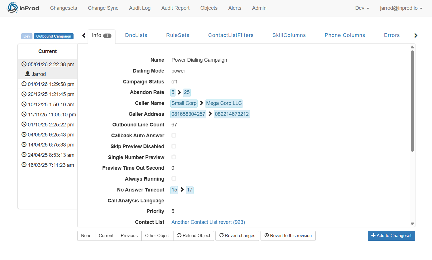 Configuration Auditing